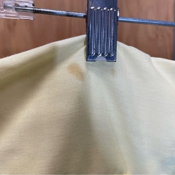 Vintage 70s handmade baby quilt yellow with squares, frog, cottagecore - Picture 6 of 10